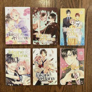 Takane and Hana Takane & Hana Manga Lot Set Vol 7-12 English 7,8,9,10,11,12 NEW